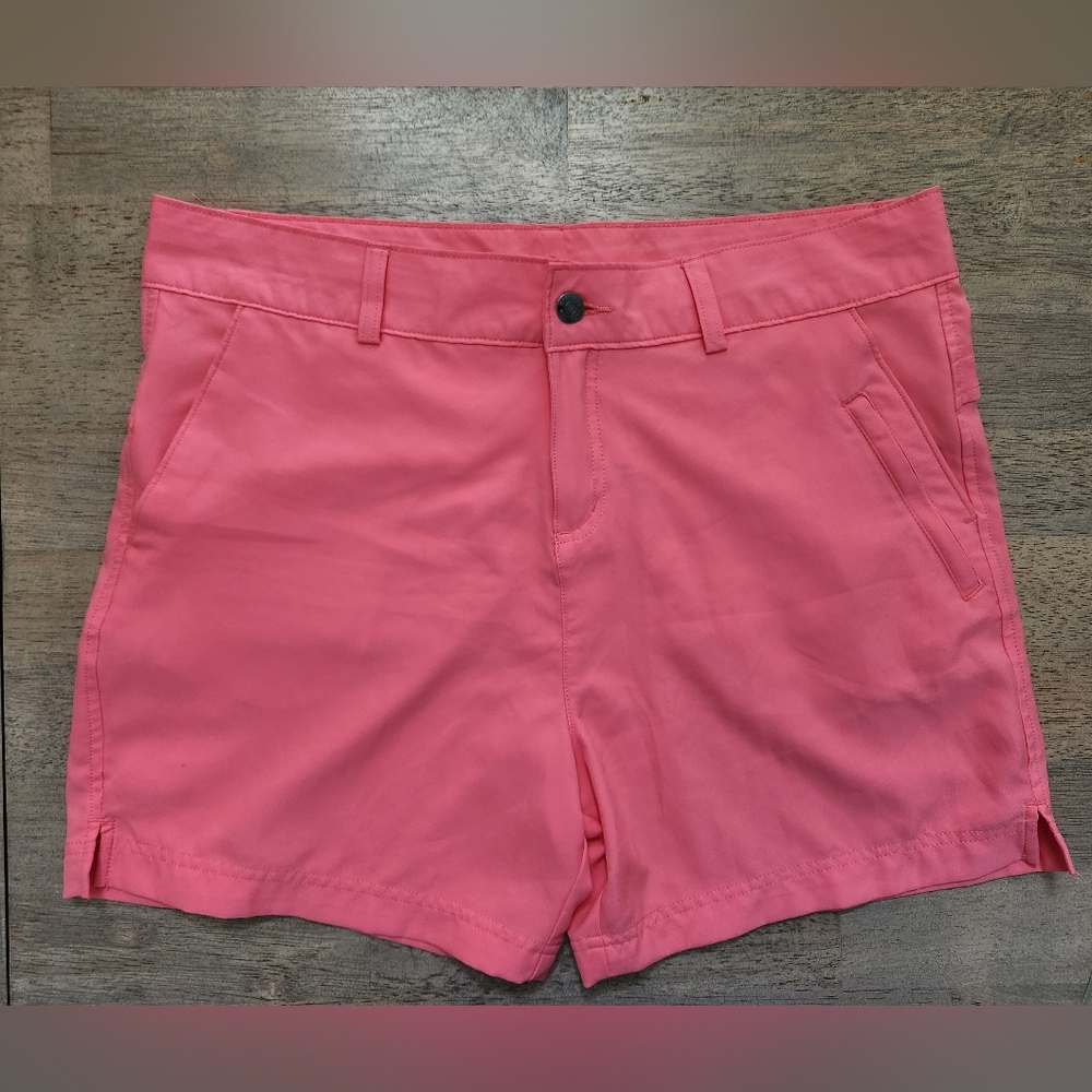 Magellan Outdoors Pink 4.5" Drawstring High Waist Shorts Size Large